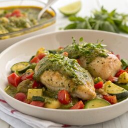 One Pan Salsa Verde Chicken