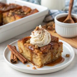 Brown Sugar and Maple Bread Pudding