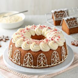 Frosted Gingerbread Pound Cake