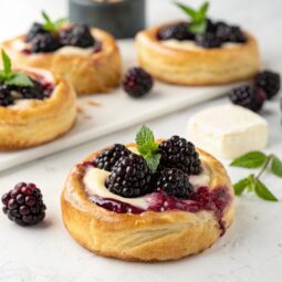 Easy Blackberry and Cream Cheese Danish