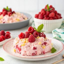 Raspberry Cheesecake Fluff Salad