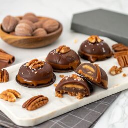 Chocolate Caramel Pecan Turtles