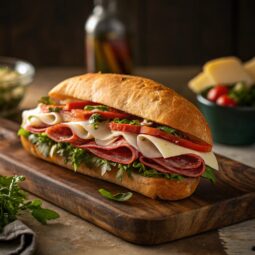 Hot Italian Trio Sandwiches