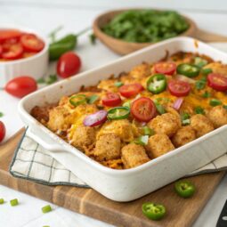 Mexican Tater Tot Casserole