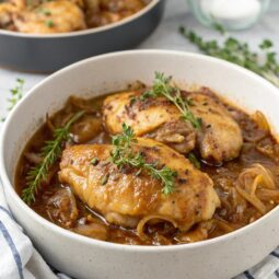Slow Cooker French Onion Chicken
