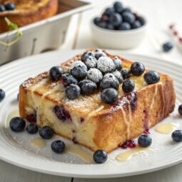 Overnight Blueberry French Toast