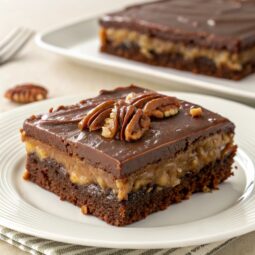 Turtle Texas Sheet Cake