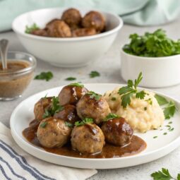 Slow Cooker Swedish Meatballs