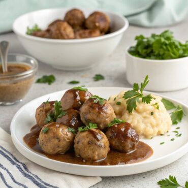Slow Cooker Swedish Meatballs