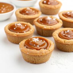 Salted Caramel Cookie Cups