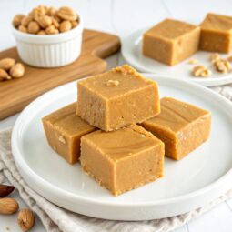 Two Ingredient Peanut Butter Fudge