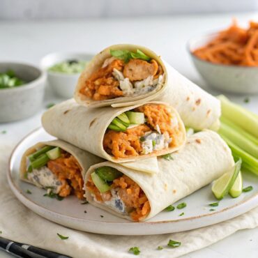 Instant Pot Buffalo Chicken Wraps