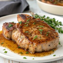 Easy Slow Cooker Pork Chops {5 Ingredients}