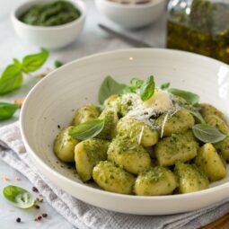 Creamy Pesto Gnocchi