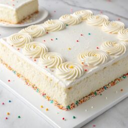 White Texas Sheet Cake