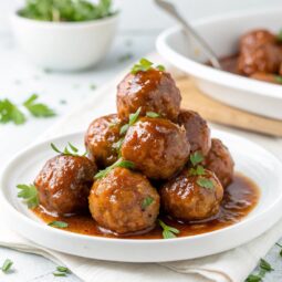 Slow Cooker Honey Buffalo Meatballs