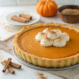 Homemade Fresh Pumpkin Pie