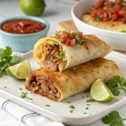 Baked Sweet Pork Chimichanga
