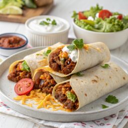 Instant Pot Chili Beef Burritos