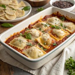 Ravioli Casserole {FREEZER MEAL}