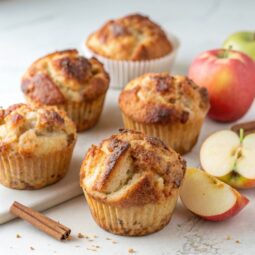 Baked Apple Fritter Muffins