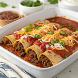 Hearty Ground Beef Enchiladas