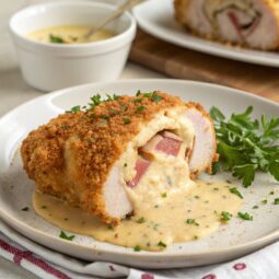 Slow Cooker Chicken Cordon Bleu
