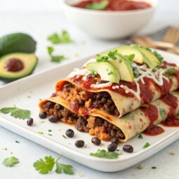 Black Bean and Turkey Enchiladas