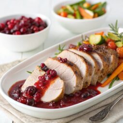 Slow Cooker Cranberry Pork Loin