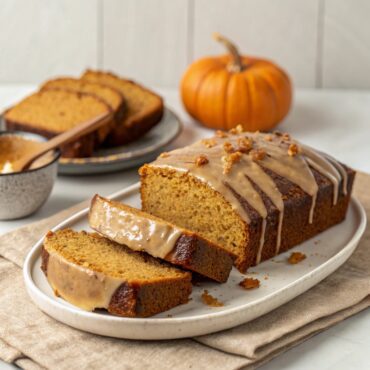 Pumpkin Bread with Maple Glaze