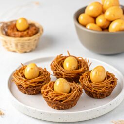 Butterscotch Bird Nest Treats