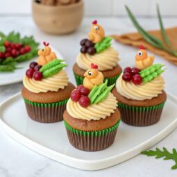 Thanksgiving Turkey Cupcakes