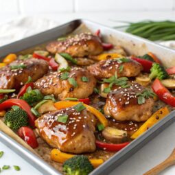 Sheet Pan Teriyaki Chicken and Vegetables