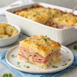 Slow Cooker Ham and Potato Casserole