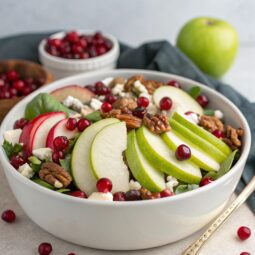 Winter Cranberry Apple Salad