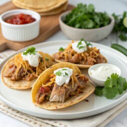 Slow Cooker Pork Chalupas