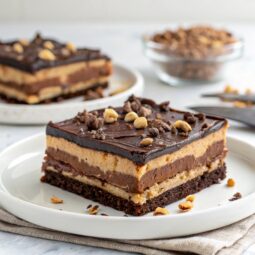 Chocolate Peanut Butter Lasagna