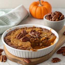 Pumpkin Pecan Cobbler