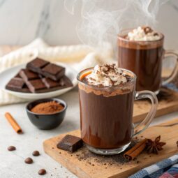 Homemade Slow Cooker Hot Chocolate (5 Ingredients)