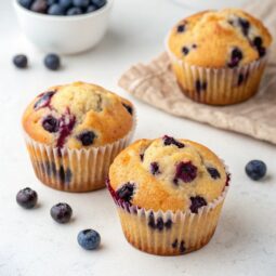 Cake Mix Blueberry Muffins