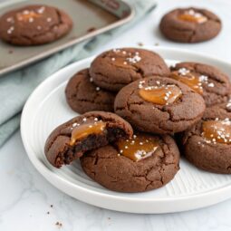 Salted Caramel Chocolate Cookies