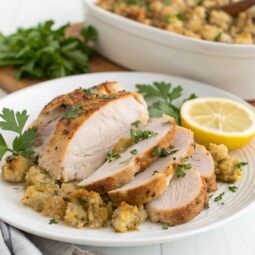 Slow Cooker Turkey and Stuffing