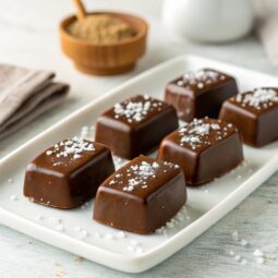 Homemade Chocolate Caramels with Sea Salt
