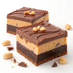 Double Decker Chocolate Peanut Butter Fudge
