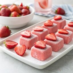 Skinny Frozen Strawberry Bites