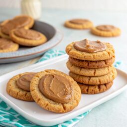 Healthier No Bake Chocolate Peanut Butter Cookies