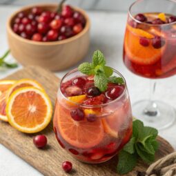 Warm Cranberry Citrus Drink