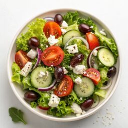 The Best Simple Greek Tossed Green Salad