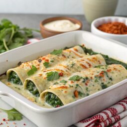 Creamy Spinach Enchiladas