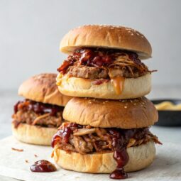 Slow Cooker Smoky BBQ Pulled Pork Sandwiches